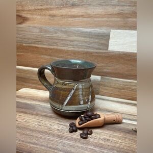 Earthy Rustic Brown Stoneware Mug